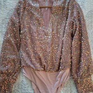 Sequin bodysuit
